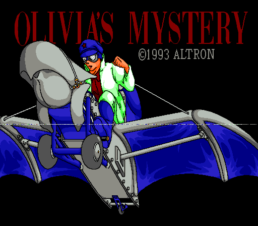 Olivia's Mystery (Japan) Title Screen